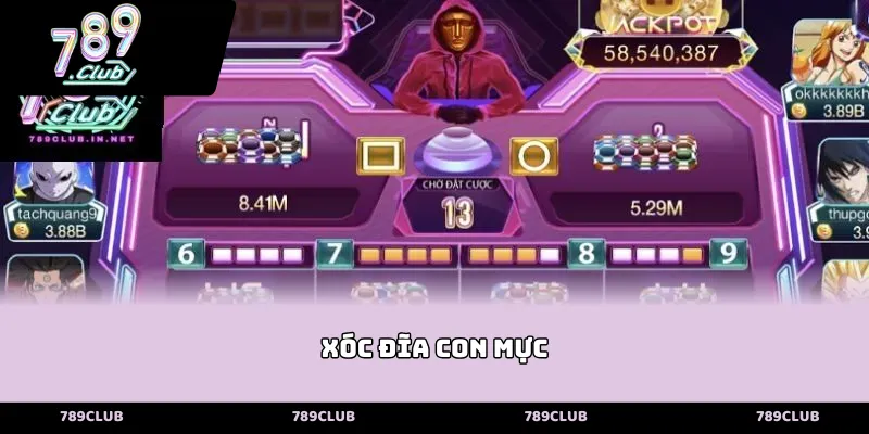 xóc đĩa con mực